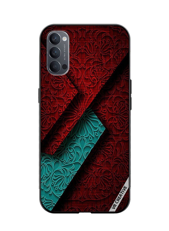 VR CREATIVE Protective Case Cover For Oppo Reno4 Pro 5G Texture Design Multicolour - Image 1