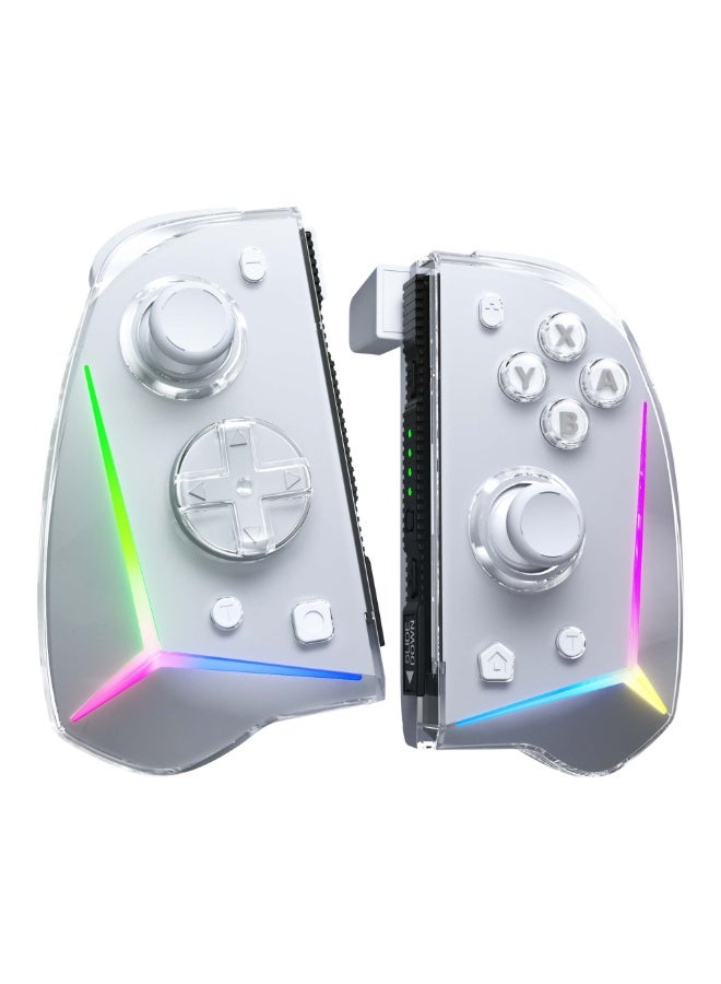 EasySMX Classic Gamepad EasySMX S15 Switch Controller Detachable Joycon Bluetooth Gaming Controller NS Nintendo Motion-Sensing NFC Mario Zelda Breath of The Wild Vibrant RGB Lighting Classic Non-linear Trigger Clicky Mecha Buttons 650mAh Battery Light Weight Ergonomics and Anti-Slip Design - Image 1
