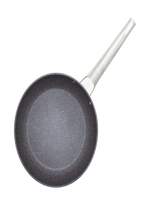 Starfrit The Rock Wave 20cm (8") Non-Stick Fry Pan with Wave.Tec Non-Slip Handle - Aluminum - Oven Safe - PFOA Free - Easy to Clean - Blue - Image 1