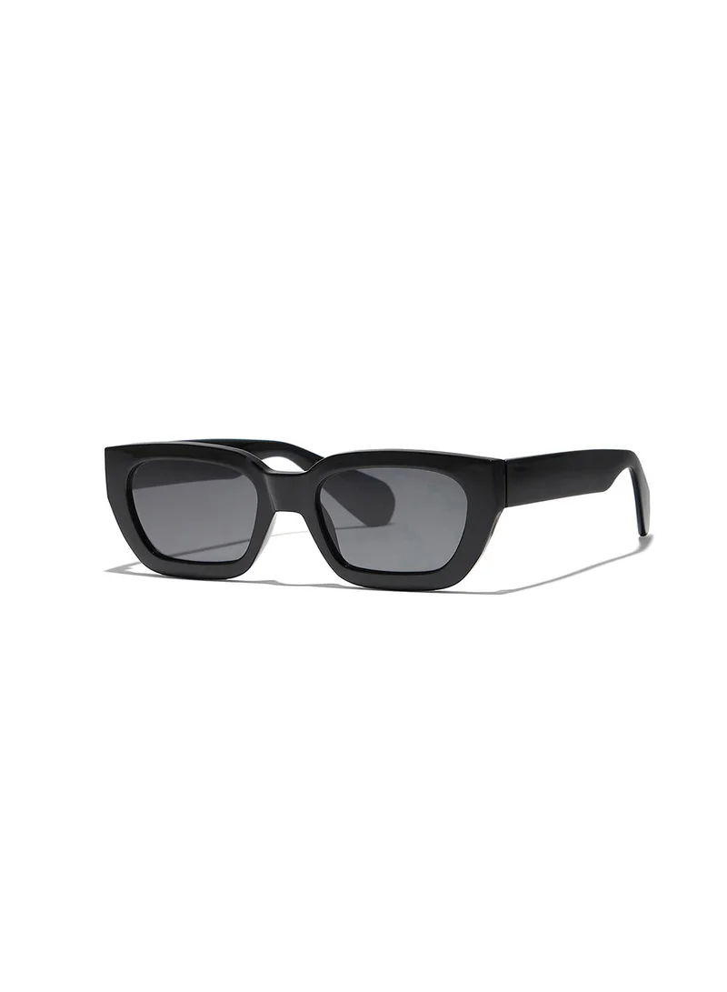 بلاك أوت Indaco,Women Sunglasses, Square Sunglasses, UV Protection: UV400 (Black,Black)