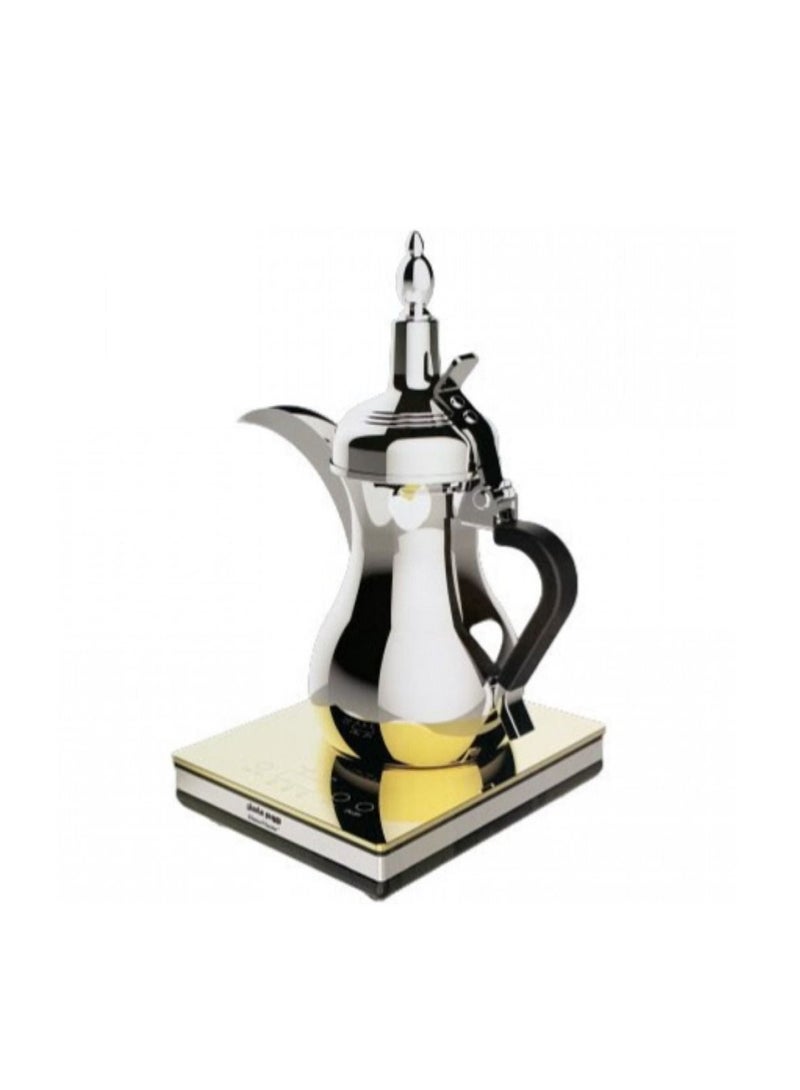 Home Master Dallah Electric Arabic Coffee Maker, Stainless Steel, Silver Arabic Design, 900 Watts, Home Master HM-916 - Image 3