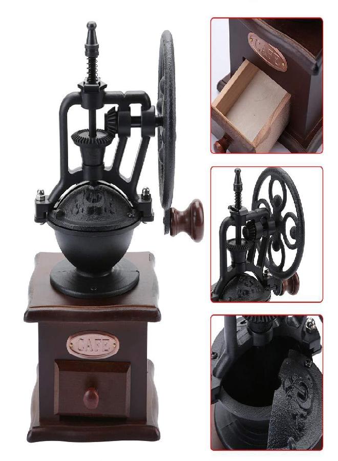 TOPINCN Manual Handle Coffee Bean Grinder Manual mill Hand grinder Retro Ferris wheel Home Grinding Machine - Image 3