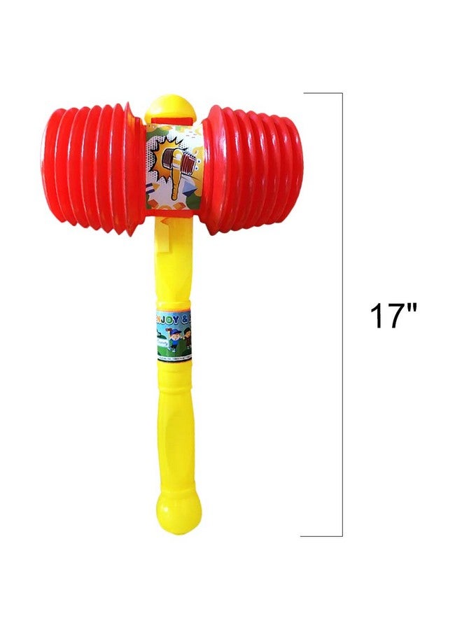 ArtCreativity مطرقة squeaky العملاقة من ArtCreativity، مطرقة ضخمة بطول 17 بوصة للأطفال، لعبة مطرقة تصدر صوتًا، هدايا حفلات عيد الميلاد للأقزام، الكرنفالات، والسيرك، أفضل هدية للأولاد والبنات من عمر 3 سنوات فما فوق - Image 3