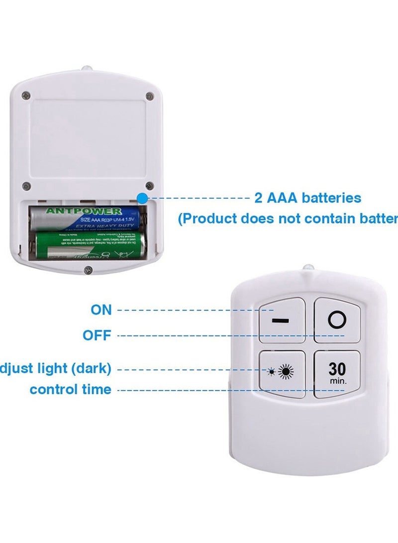 Voberry 3-Piece Wireless Remote Controlled Under Cabinet LED Lights - Image 5