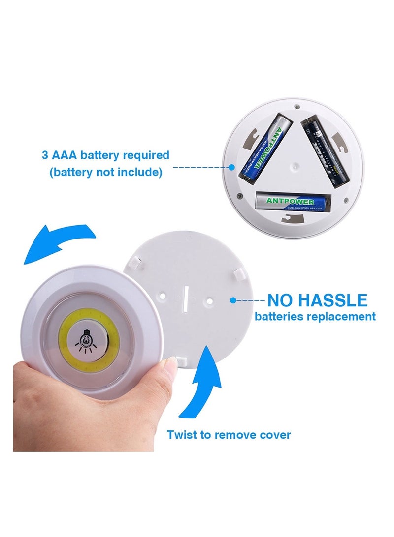 Voberry 3-Piece Wireless Remote Controlled Under Cabinet LED Lights - Image 4