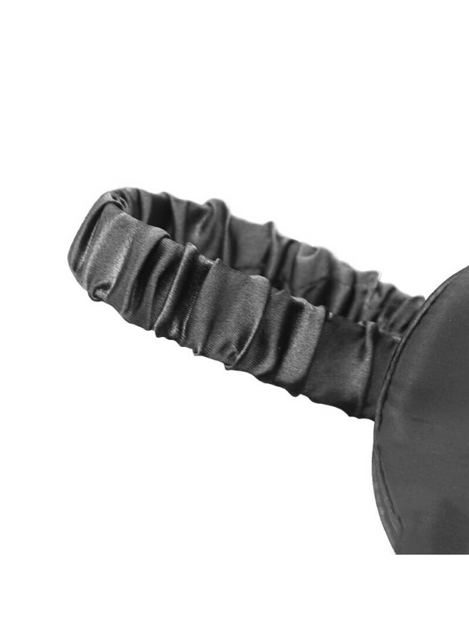 TA Ta Pure Silk Gift Box Eye Mask, Mulberry Silk, Breathable Sleep Mask, Unisex, For Naps, Valentine's Day Gift, Black  - Image 3