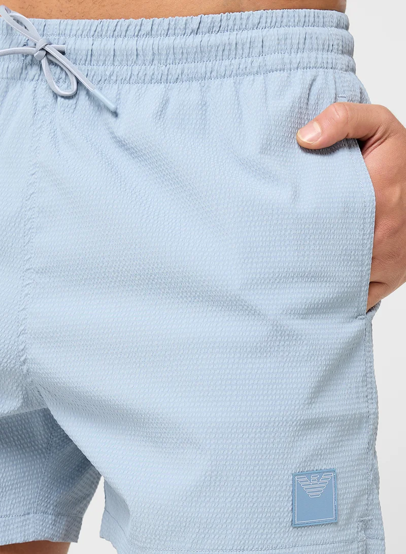 EMPORIO ARMANI Logo Swim Shorts