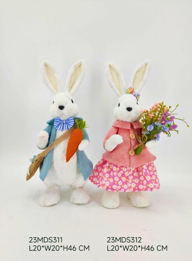 FATIO Bunny Figure Handmade Party Decoration Home Decor Made with Cotton String (46 cm) - Image 3