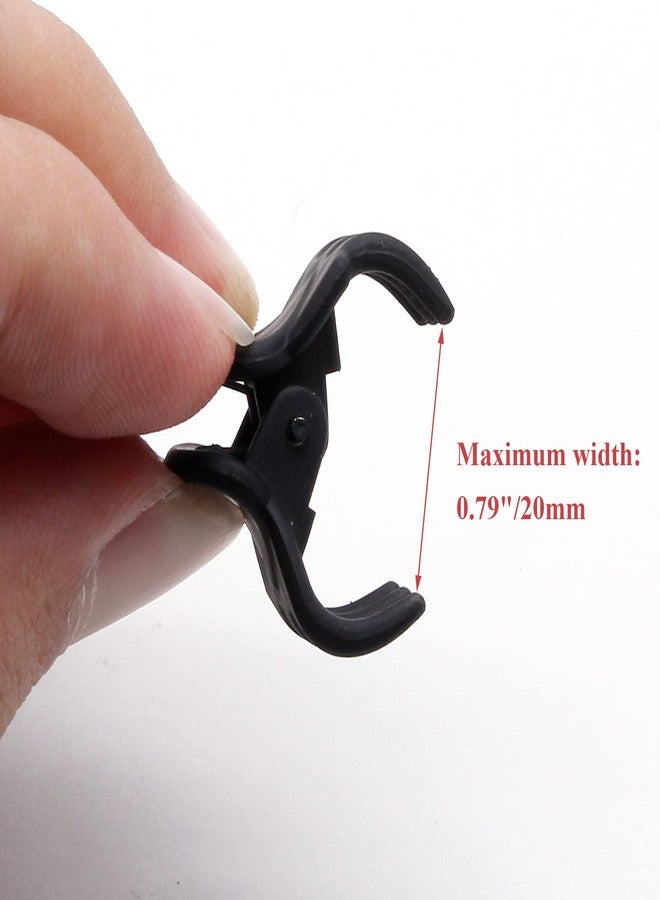 BokWin 24 Pcs Mini Hair Clips,0.6 Inch Matte Black Claw Clips,Small Hair Clamp for Women Kids Girls and Different HairStyles - Image 3