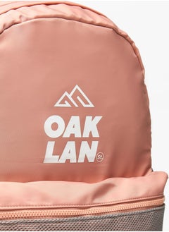 Oaklan by Shoexpress Women by Shoexpress Logo Print Backpack with Adjustable Straps - 40x30x15 cm  - Image 3