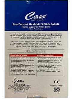 ABC orthopedic health products Thumb Supported Wrist Splint  - Image 3