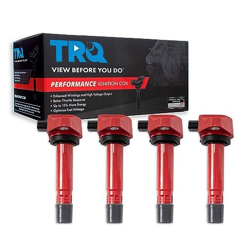 TRQ Ignition Coil Set Compatible with 20062011 Honda Civic