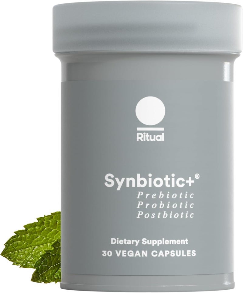 Ritual Synbiotic Probiotic Prebiotic Postbiotic 3in1 Supplement for Gut Health and Digestive Support Regularity Bloat Immune Vegan DelayedReleased Daily Capsule Women and Men 30 Day - Image 1