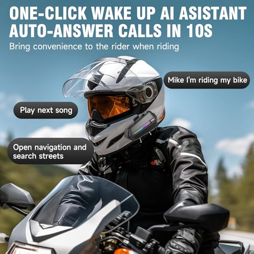 EDYELL Bluetooth Dual Earphone for Helmet | Wireless On Ear V5.4 | HD Calling and HiFi Music | IP67 Waterproof Headset | Compatible with All Helmets-C5S (C5S) - Image 2