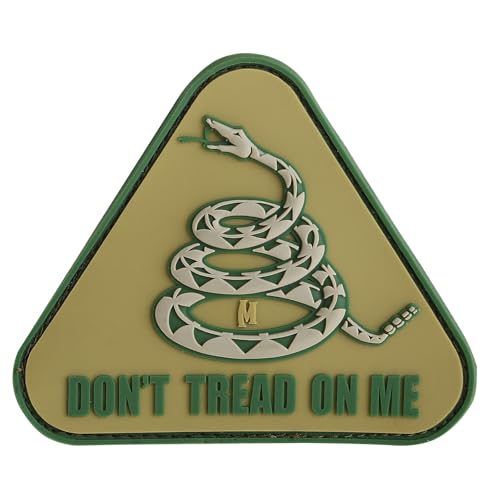 MAXPEDITION Don't Tread On Me Patch (Arid) 3" x 2.6" - Image 1