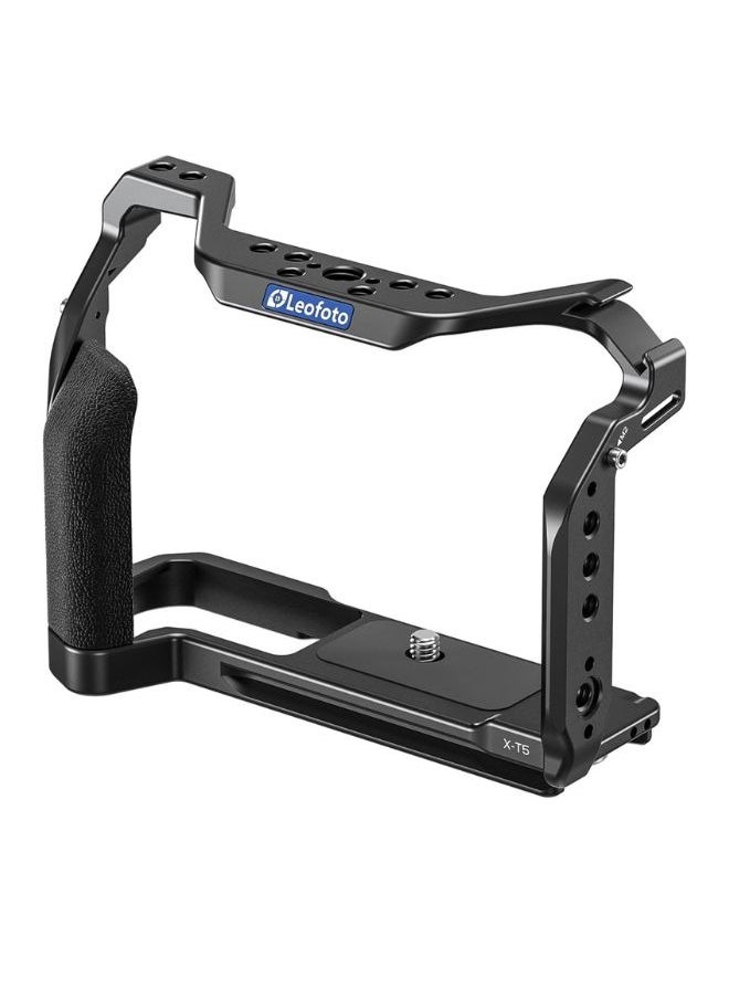 Leofoto Leofoto X-T5 Camera Cage for Fujifilm X-T5 ARRI Cold Shoe Arca Compatible  - Image 1