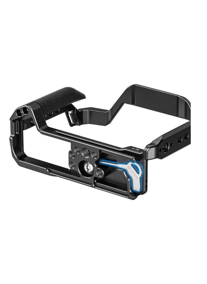 Leofoto Leofoto X-T5 Camera Cage for Fujifilm X-T5 ARRI Cold Shoe Arca Compatible  - Image 5