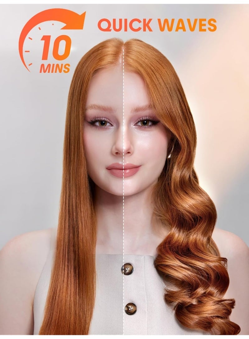 TIGER Automatic Curling Iron 1 inch with 3 Temperatures Fast Heating 2-Way Rotation Automatic Shut-Off, Anti-Scald Anti-Tangle Rotating for Hair Styling Harmless and Durable, Quick Home Hairstyle - Image 4