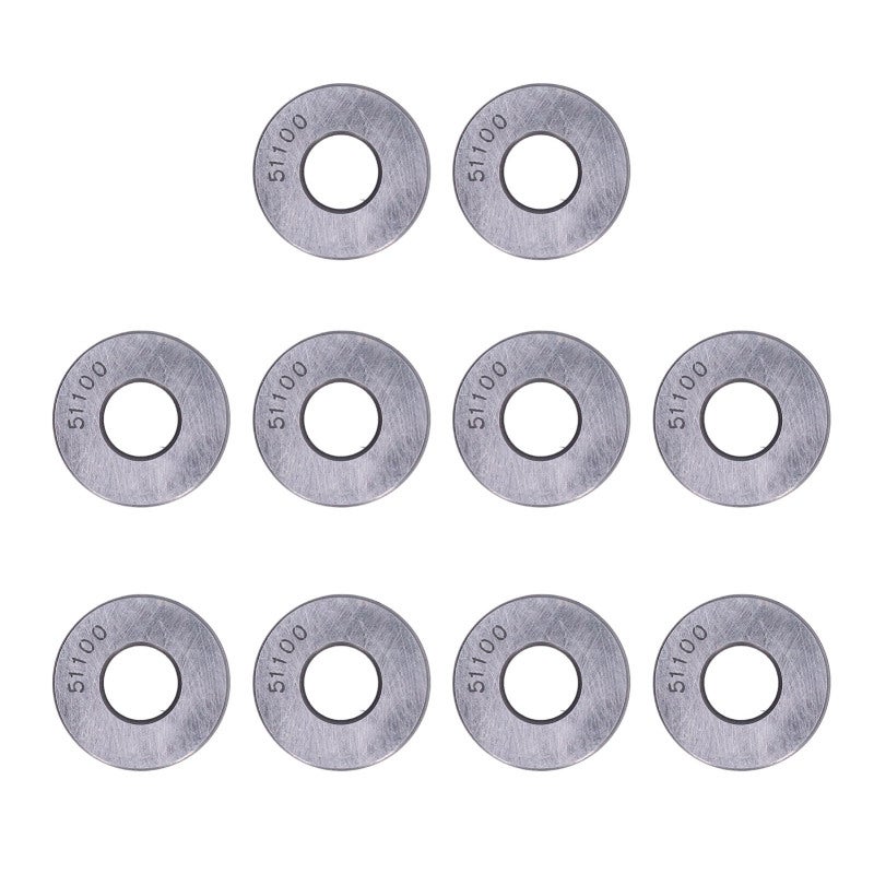 Thrust Ball Bearings: Bearing Steel Construction - High Accuracy Detachable Design Axial Load Bearings for Crane Hooks Vertical Water Pumps Low Speed Reducers - Image 3