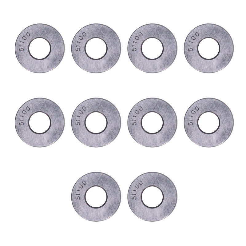 Thrust Ball Bearings: Bearing Steel Construction - High Accuracy Detachable Design Axial Load Bearings for Crane Hooks Vertical Water Pumps Low Speed Reducers - Image 4