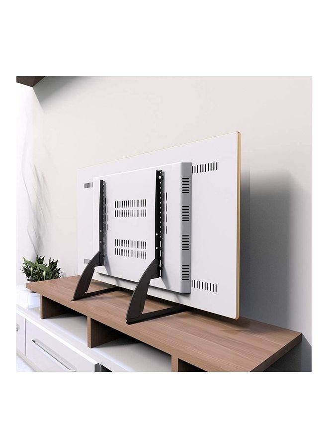 Universal Table TV Stand Base Mount Pedestal Feet Leg for 75 inch LCD LED OLED Television for Samsung LG Sony TV. Black - Image 2