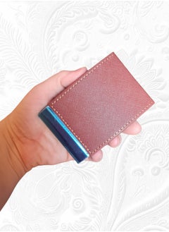 Generic Slim Leather Card Holder Wallet – Compact & Stylish | Holds Multiple Cards | Pocket-Sized & Perfect for Men & Women  - Image 1