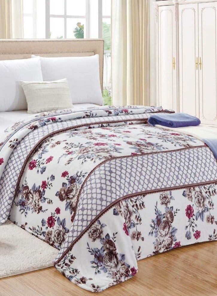 Moon Single Size Throw Blanket All Season Warm Lightweight Super Soft Microfiber Flannel For Couch Bed And Sofa 150x200 CM  - Image 2