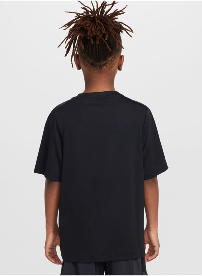 Nike Multi Big Kids' Dri-FIT Short-Sleeve Top  - Image 3