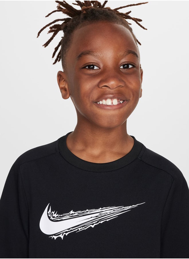 Nike Multi Big Kids' Dri-FIT Short-Sleeve Top  - Image 2