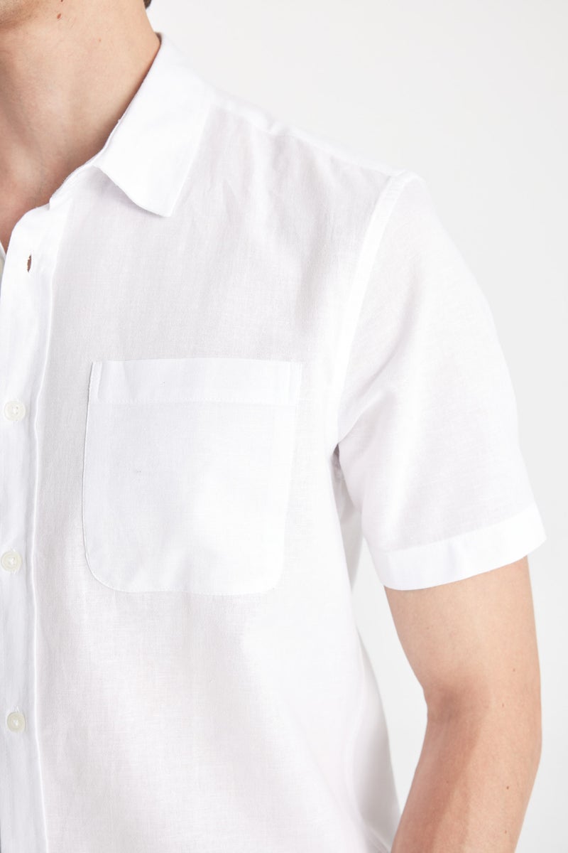 DeFacto Man Regular Fit Polo Collar Short Sleeve Shirt  - Image 4