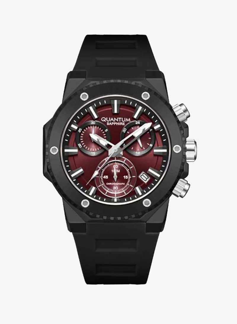 Quantum Men's Silicone Analog Watch HNG1232.681 - 44 mm