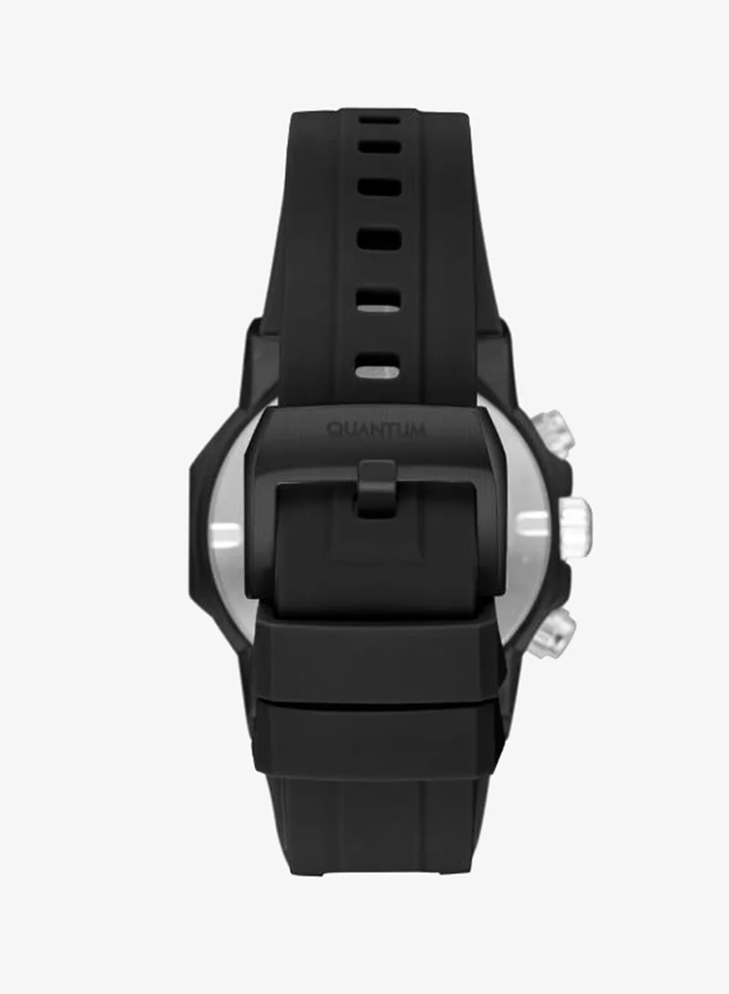 Quantum  Men's Silicone Analog Watch HNG1232.681 - 44 mm for Men | Best Price UAE