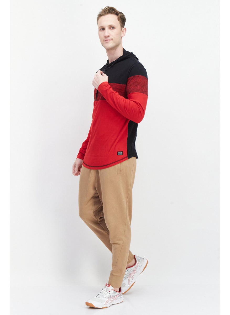 Men Hooded Long Sleeve Sweatshirt, Black/Red - pzsku/ZBB5D0BBD5C27B2353665Z/45/_/1739801885/50f37534-5b41-4c9a-b47a-c18583300a76