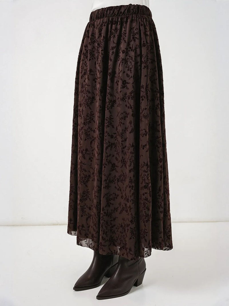 BIG DART BDART High-Waist Floral Maxi Skirt - Image 4