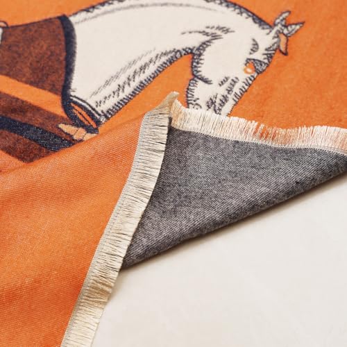 EXTREE Scarfs for Women Pashmina Silky Shawl Wrap for Evening Dressing Blanket Open Front Poncho Cape - Image 3