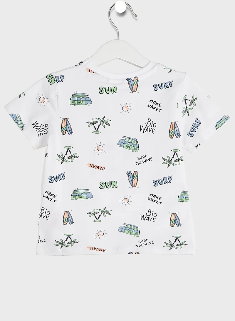 NAME IT Kids Hawaii Print T-Shirt