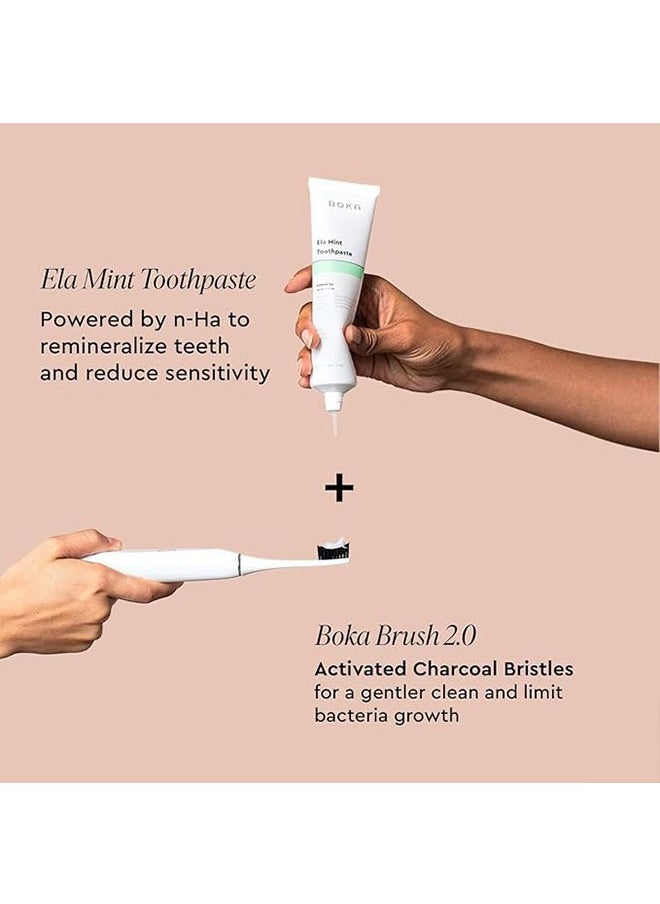 BOKA - Nano Hydroxyapatite Toothpaste 113g, Helps Fortify Enamel to Support A Healthy Smile, Remineralizing, Sensitive Teeth, Whitening, Natural Toothpaste, Fluoride Free for Adult, Kids Oral Care - Image 1