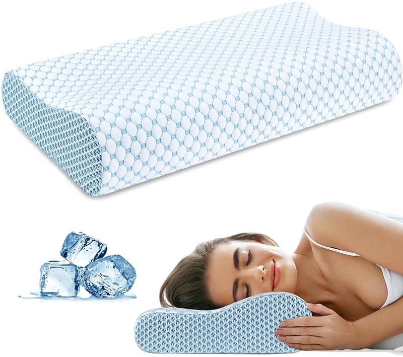Adjustable Contour Memory Foam Pillow for Neck Pain Relief - Image 1