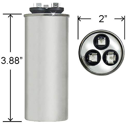 ClimaTek 97F9834 - 35 + 5 uf MFD 370 Volt VAC - ClimaTek Round Dual Run Capacitor Upgrade for GE Genteq - Image 3