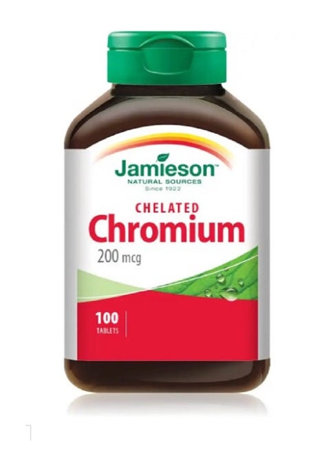 Jamieson Chromium 200 mcg 100 tablets