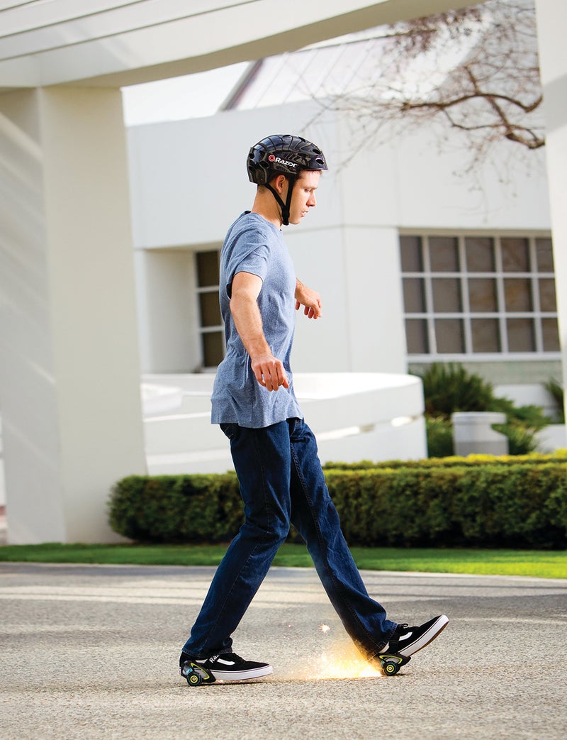 Razor Heavy Duty Jetts Heel Wheels with Spark Pads, Skid Pads, and Hook and Loop Strap for Ages 6 or Older and Supports up to 176 pounds, Green - Image 4