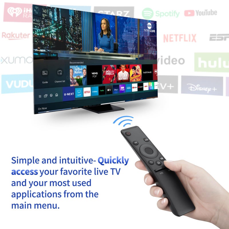 OMAIC Universal for Samsung-TV-Remote-Control Replacement,Compatible with All Samsung Smart Frame Curved QLED TVs - Image 4