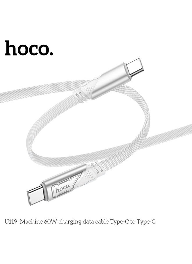 hoco. U119  Machine 60W charging data cable Type-C to Type-C  - Image 2