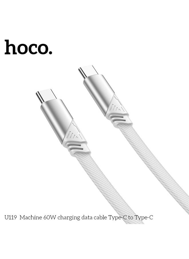 hoco. U119  Machine 60W charging data cable Type-C to Type-C  - Image 4
