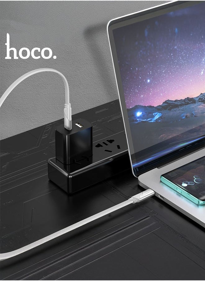 hoco. U119  Machine 60W charging data cable Type-C to Type-C  - Image 5