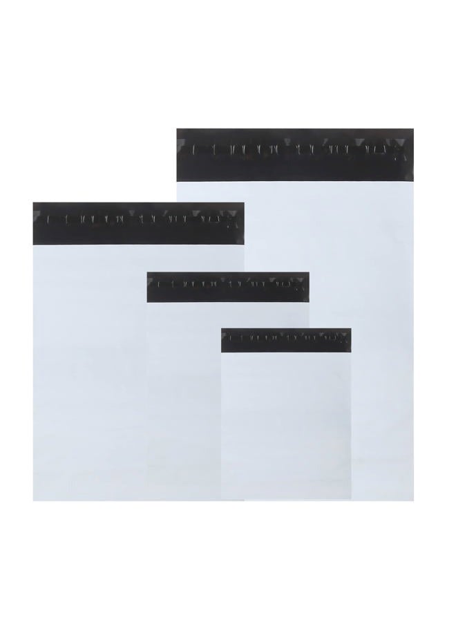 newlng Poly Mailers Shipping Bags Mailing bags 50pcs 4 Assorted Sizes White Shipping Envelopes Self-sealing Adhesive Waterproof and Tear-Proof Packaging Bags Shipping Bags for Clothing Books Gift - Image 1