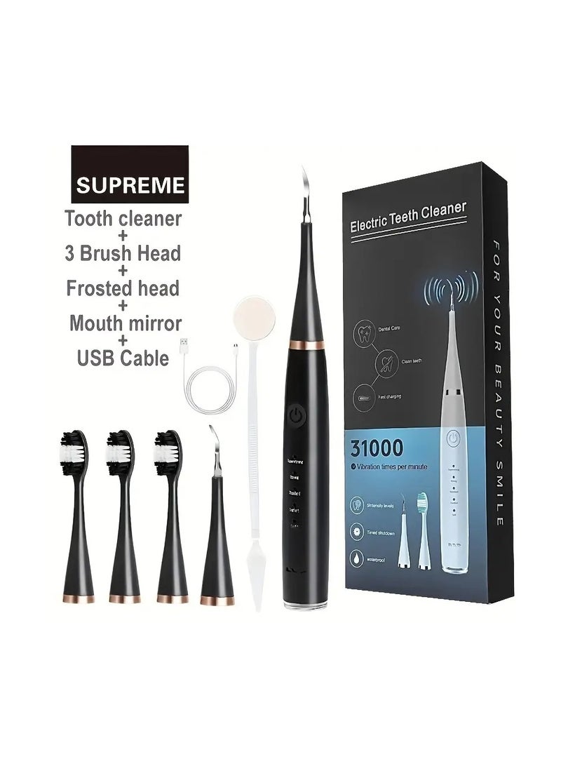 Home Portable Teeth Cleaning Device, Electric Toothbrush, Dual Use Toothbrush for Teeth Cleaning