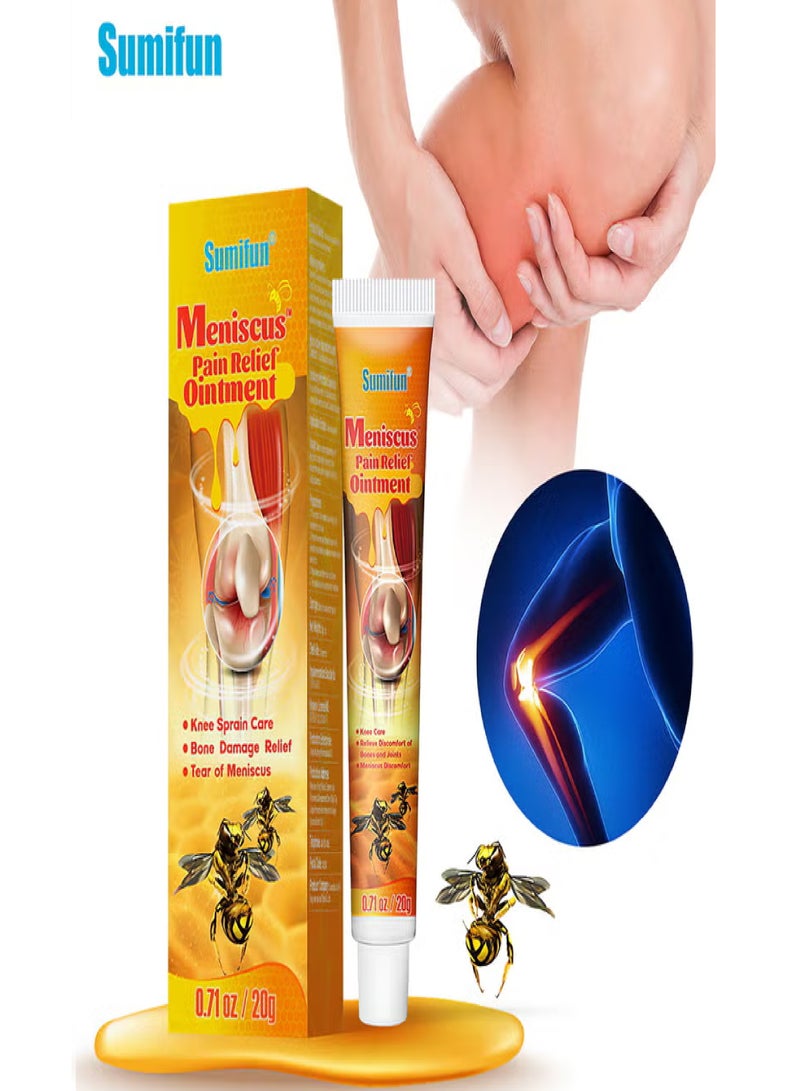 سوميفون مرهم لتخفيف آلام الغضروف المفصلي، كريم سم النحل لمفاصل الكتفين والرقبة والخصر والساقين، جل البروبوليس الاحترافي، يخفف من عدم الراحة في العظام والمفاصل 20 جم - Image 1