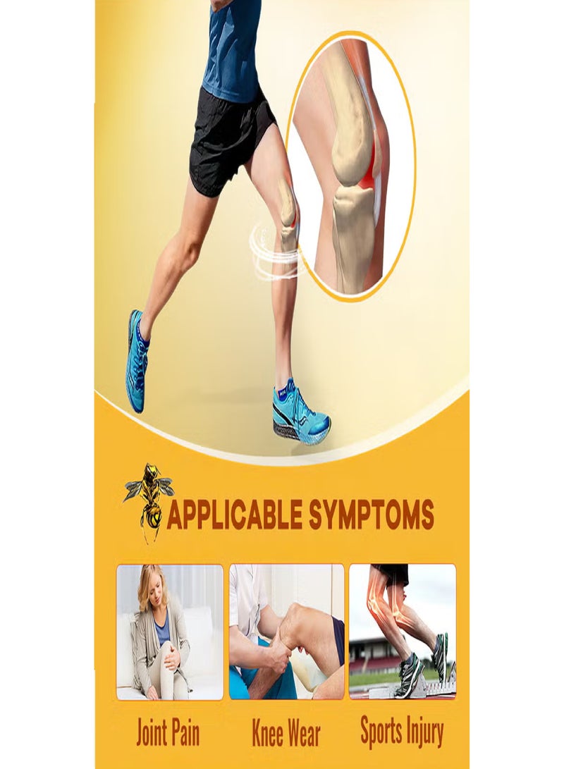 سوميفون مرهم لتخفيف آلام الغضروف المفصلي، كريم سم النحل لمفاصل الكتفين والرقبة والخصر والساقين، جل البروبوليس الاحترافي، يخفف من عدم الراحة في العظام والمفاصل 20 جم - Image 5