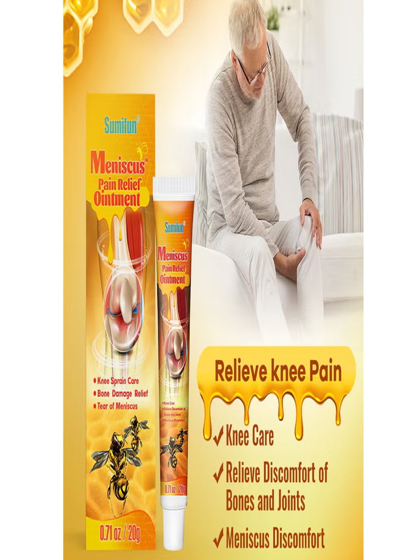 سوميفون مرهم لتخفيف آلام الغضروف المفصلي، كريم سم النحل لمفاصل الكتفين والرقبة والخصر والساقين، جل البروبوليس الاحترافي، يخفف من عدم الراحة في العظام والمفاصل 20 جم - Image 4